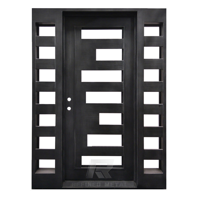 The Modena Grid | Modern Steel Door