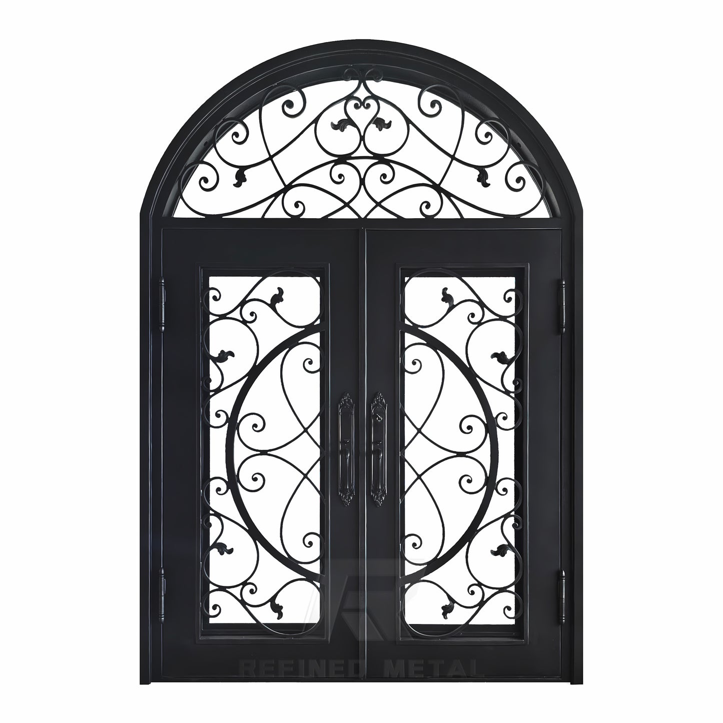 The Barcelona Crest | Wrought Iron Door