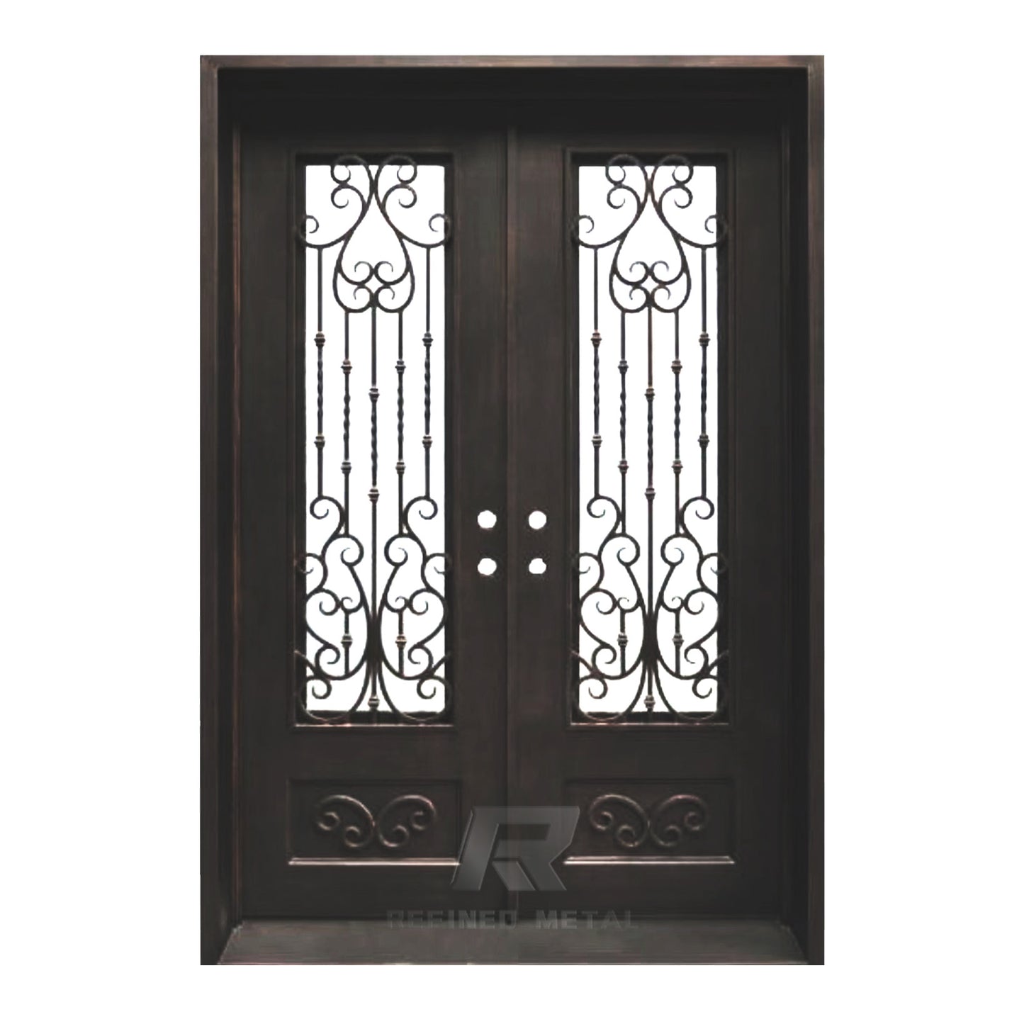 The Valencia Double | Wrought Iron Door