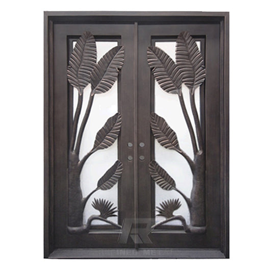 The Palmetto Grove | Wrought Iron Door