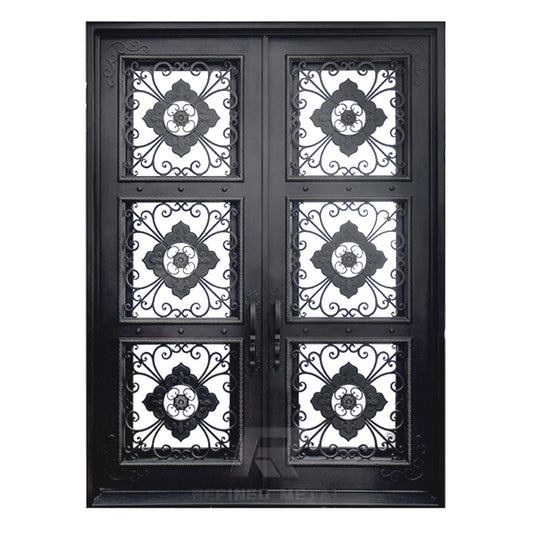 The Sevilla Rose | Wrought Iron Door