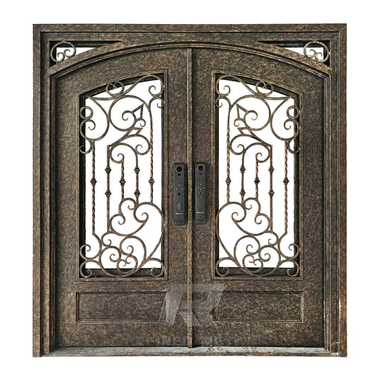 The Tuscan Crest | Wrought Iron Door